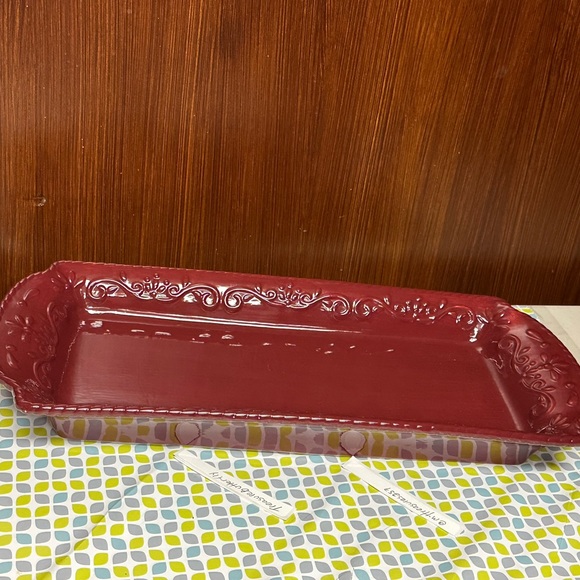 Home interiors Discontinued Rectangular Serving tray Berry collection - Picture 9 of 12